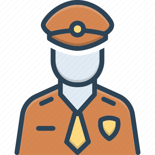 Officer, duties, work, burreaucracy, patrolman, service, professional icon - Download on Iconfinder