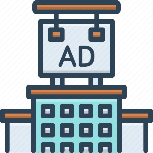 Advertisement, advertising, billboard, blurb, notification, reclame icon - Download on Iconfinder