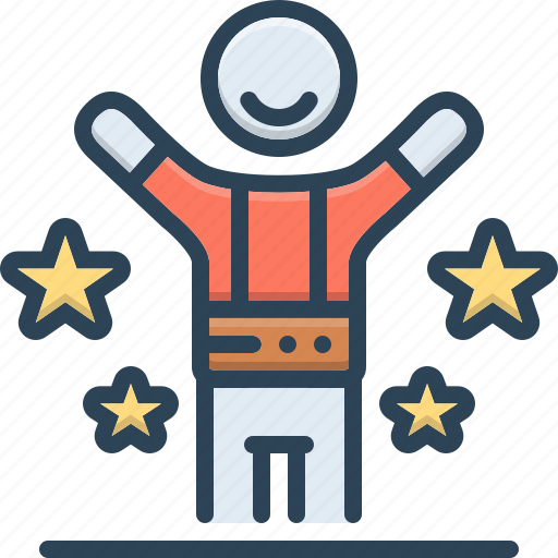 Blissful, fain, gladsome, happy, hilarious, jubilant icon - Download on Iconfinder