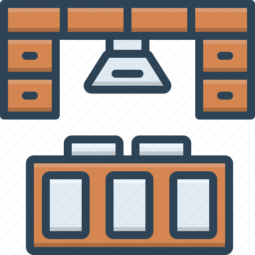 Cook, cook house, food, furniture, house, kitchen, kitchenware icon - Download on Iconfinder