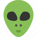 alien, face, game, head, planet