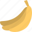 banana, food, fruit, yellow 