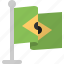brazil, country, flag, stand 