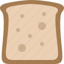 bread, eat, food, slice 