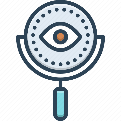 Appeared, eye, magnifier, lens, view, detective, optics icon - Download on Iconfinder