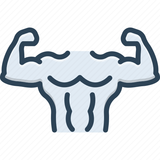 Athletic, robust, sturdy, fleshy, healthful, strong, powerful icon - Download on Iconfinder