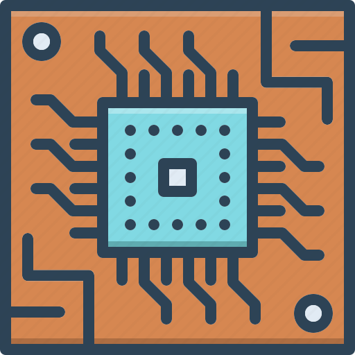 Hardware, technology, tech, circuit, microchip, motherboard, electronic icon - Download on Iconfinder