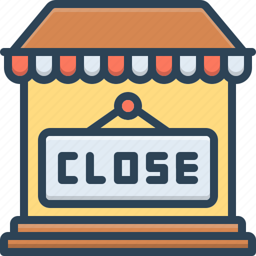 Closed, barred, locked, unopened, sealed, message, supermarket icon - Download on Iconfinder
