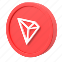 tron, cryptocurrency, blockchain, coin
