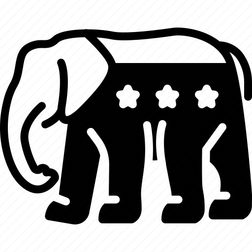 Republican, democratic, elephant, political, america, democracy, usa icon - Download on Iconfinder
