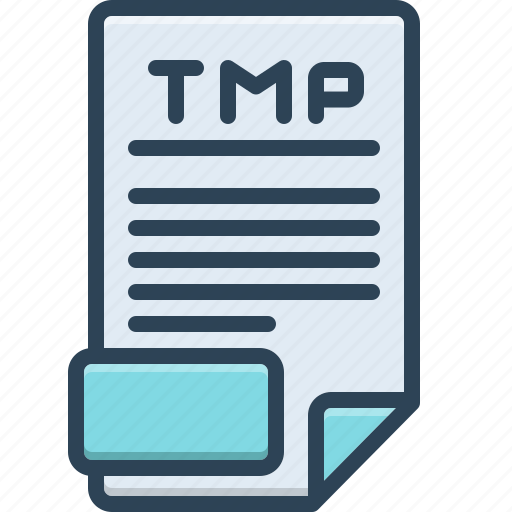 Tmp, collection, document, extension, file, format, archive icon - Download on Iconfinder
