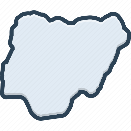 Nigeria, kenya, egypt, map, atlas, border, contour icon - Download on Iconfinder