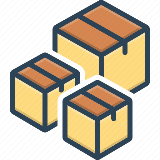 Packages, merchandise, shipment, box, storage, parcel, cargo icon - Download on Iconfinder