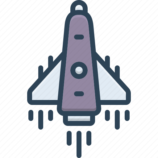 Aerospace, supersonic, aviation, aircraft, combat, weapon, fighter plane icon - Download on Iconfinder