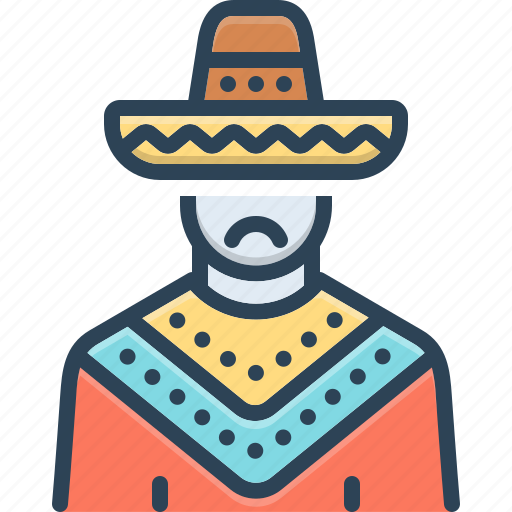 Hispanic, hat, sombrero, american, costume, ethnic, mexican icon - Download on Iconfinder