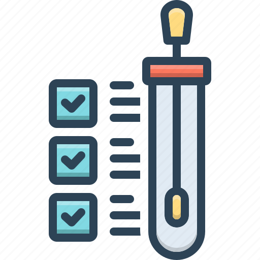 Test, trial, examination, evaluation, medical, laboratory, test tube icon - Download on Iconfinder