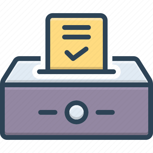Vote, ballot, polling, election, referendum, plebiscite, public vote icon - Download on Iconfinder