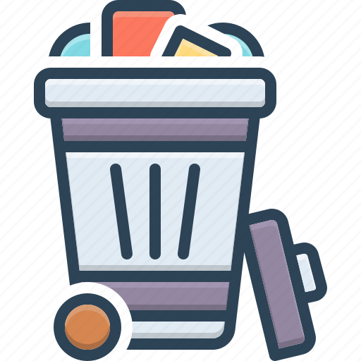 Disposal, rubbish, scrapheap, scrapyard, trashcan, container, garbage icon - Download on Iconfinder