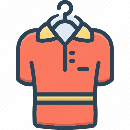 Apparel, cloth, dress, garment, collar, wear, t shirt icon - Download on Iconfinder