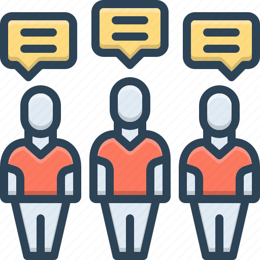 Opinions, advice, conclusion, team, talking, discussion, chat bubble icon - Download on Iconfinder