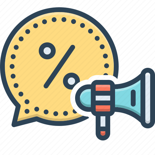 Promote, marketing, advertising, megaphone, promotion, announcement, discount icon - Download on Iconfinder