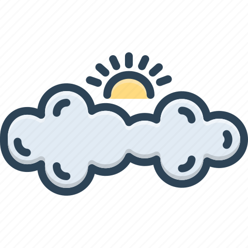 Could, sunny, forecast, predict, weather, climate, cloud icon - Download on Iconfinder