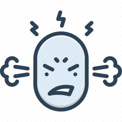Anger, angry, emotion, crazy, expression, annoyed, furious icon - Download on Iconfinder
