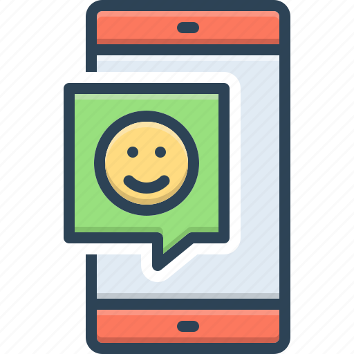 Feedback, screen, mobile, message, response, discuss, messenger icon - Download on Iconfinder