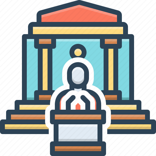 Governing, temple, law, universal, lawyer, governance, sansad icon - Download on Iconfinder
