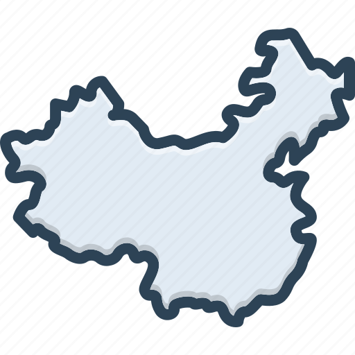 Mainland, map, border, country, state, continent, hull shape icon - Download on Iconfinder