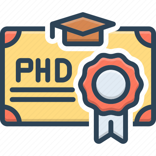 Phd, graduate, cap, academy, certificate, certification, postgraduate icon - Download on Iconfinder