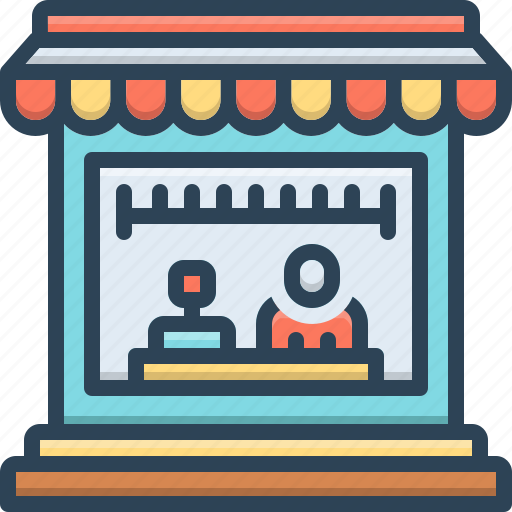 Retailer, retail, store, shop, local, shopkeeper, salesman icon - Download on Iconfinder
