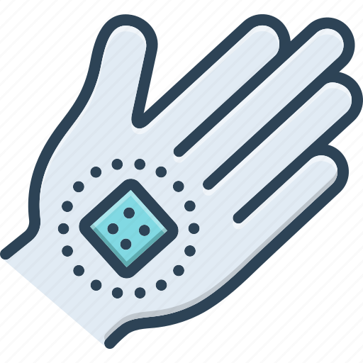 Patch, swatch, bandage, injury, palm, band aid icon - Download on Iconfinder