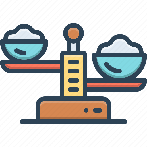 Compared, balance, attorney, scale, equality, justice icon - Download on Iconfinder