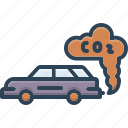 emission, co2, pollution, smoke, smokestack, car, exhaust