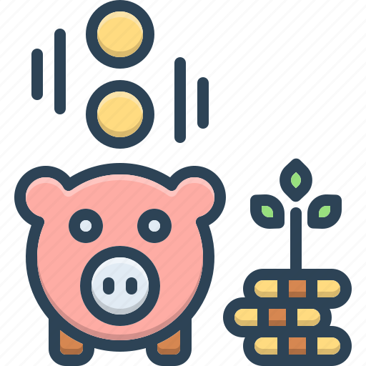 Savings, save, money, pig, cash, piggy, parsimony icon - Download on Iconfinder