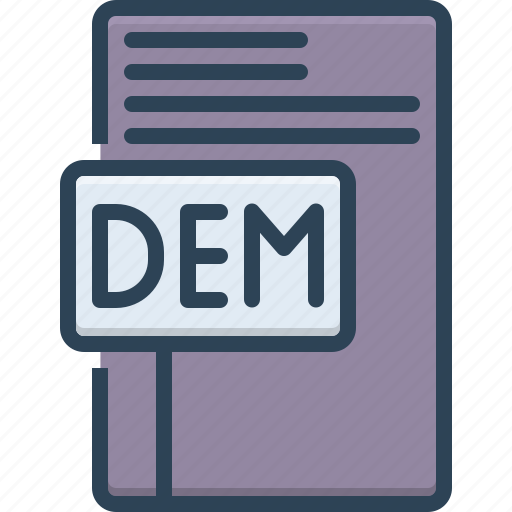 Dem, show, points, message, paper, document, file icon - Download on Iconfinder