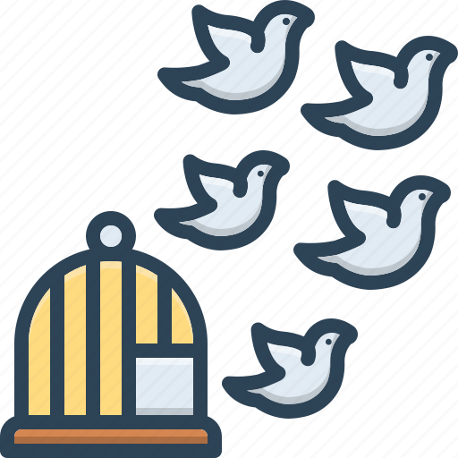 Hopes, expectation, aspiration, wish, freedom, bird, wing icon - Download on Iconfinder