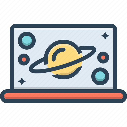 Screensavers, earth, universe, planet, sphere, constellation, saturn icon - Download on Iconfinder