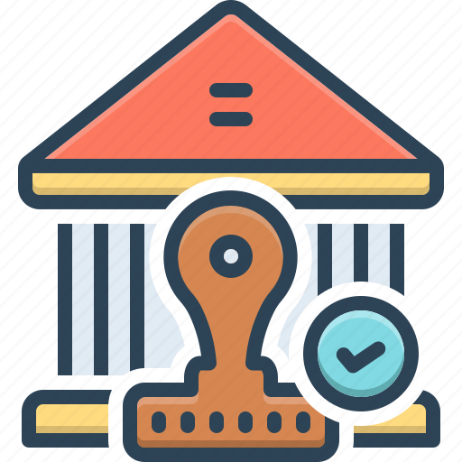 Authority, approve, authorization, power, stamp, agreement, certificate icon - Download on Iconfinder