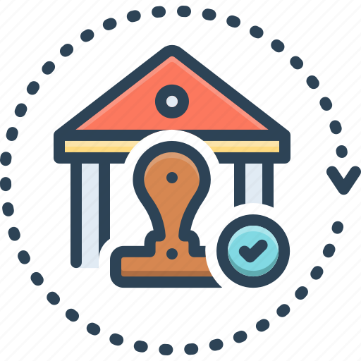 Authority, power, certificate, court, approve, authorization, agreement icon - Download on Iconfinder