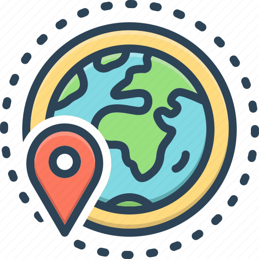 Geo, geology, earth, geography, location, pathway, global icon - Download on Iconfinder