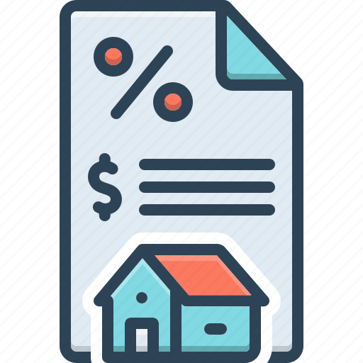 Tax, placement, percentage, dollar, house, loan, tariff icon - Download on Iconfinder