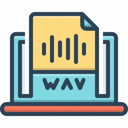 Wav, document, format, file, monitor, music, doc icon - Download on Iconfinder