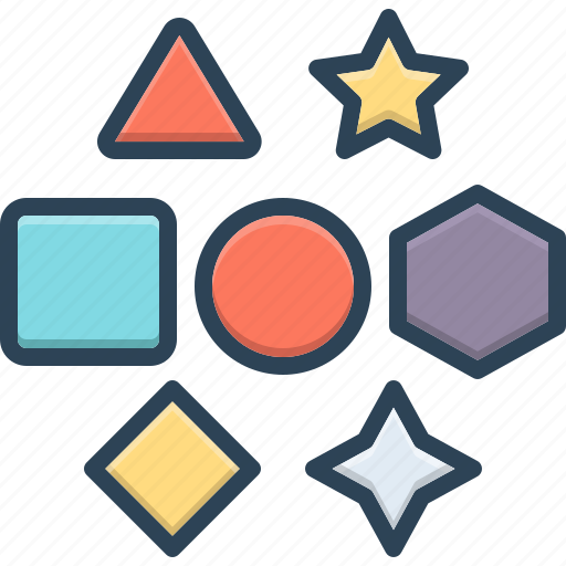 Collections, group, set, hexagon, square, triangle, constituent icon - Download on Iconfinder
