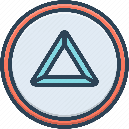 Triangle, prism, pyramid, triangular, geometric icon - Download on Iconfinder