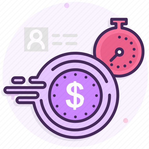 Clock, dollar, money, time, time is money icon - Download on Iconfinder