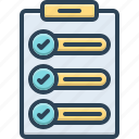 task, clipboard, list, checklist, questionnaire, checkbox, agreement paper