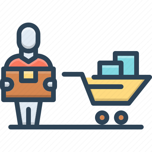 Brought, import, deliver, product, logistic, parcel, shopping icon - Download on Iconfinder