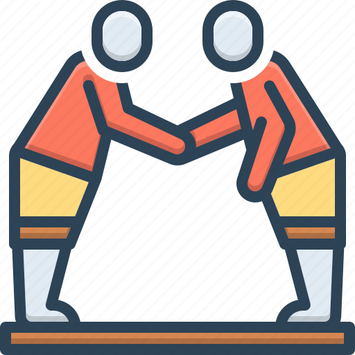 Joined, connect, handshake, united, attach, relationship, friendship icon - Download on Iconfinder